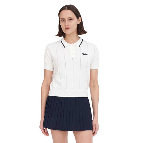Huffer Womens Line Knit Polo